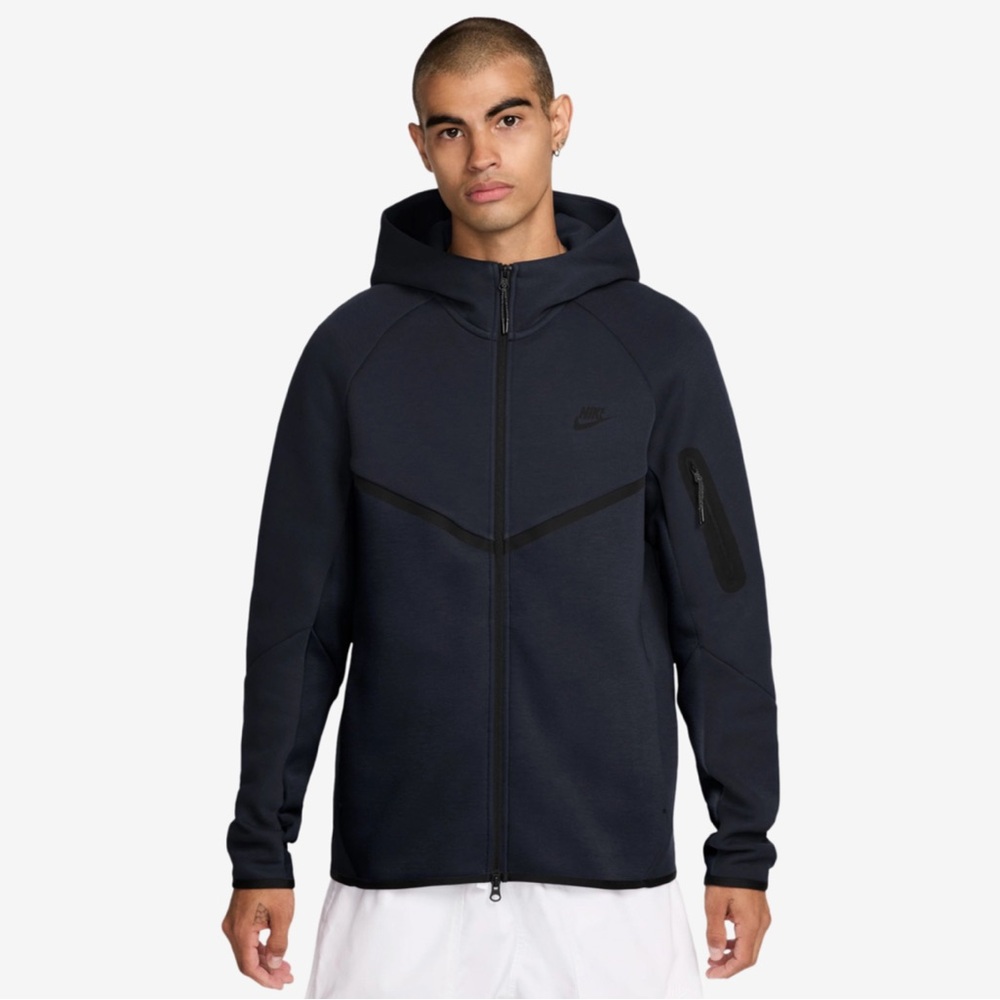 Nike Men's Blue Hoodie Zip Up Sweater Jacket, Size M, Preowned EUC